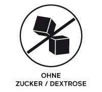 Ohne Zucker / Dextrose
